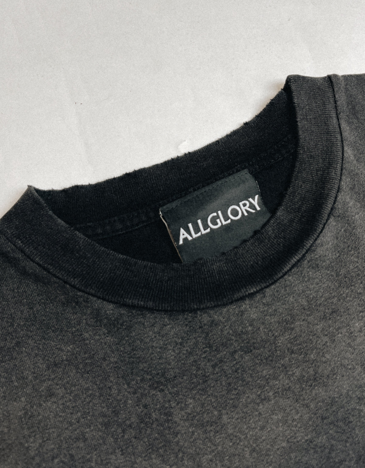 BLANK Camiseta ALLGLORY Relic Black Destroyed DETALHE 1