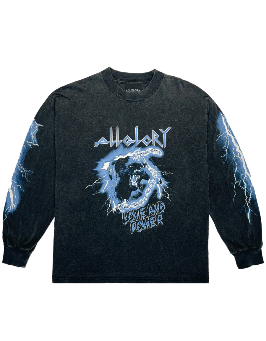 Love and Power Camiseta ALLGLORY Sun Black FRENTE