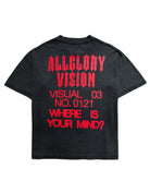 WHERE IS YOUR MIND? camiseta ALLGLORY washed black costas