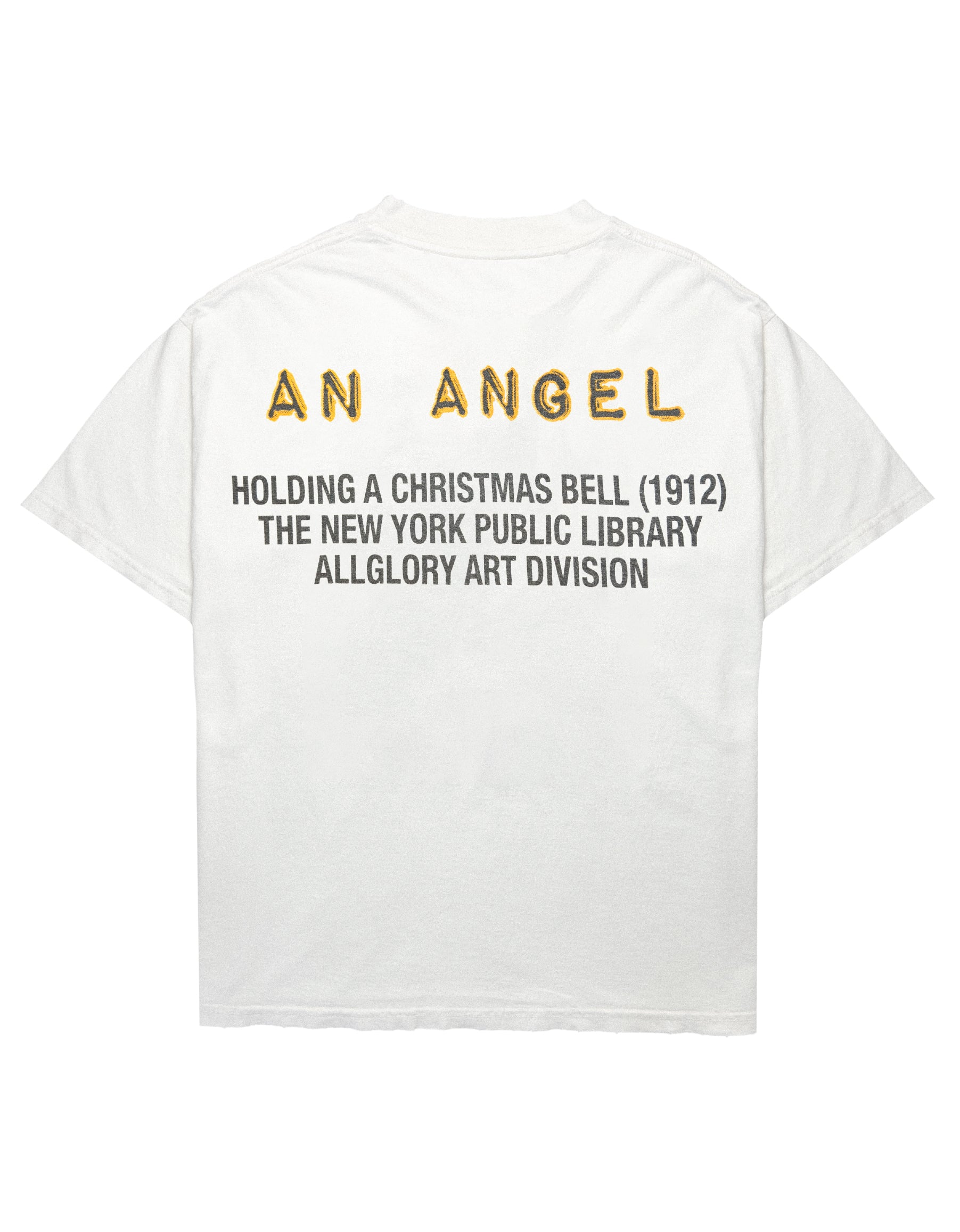 AN ANGEL Camiseta ALLGLORY Off-white COSTAS