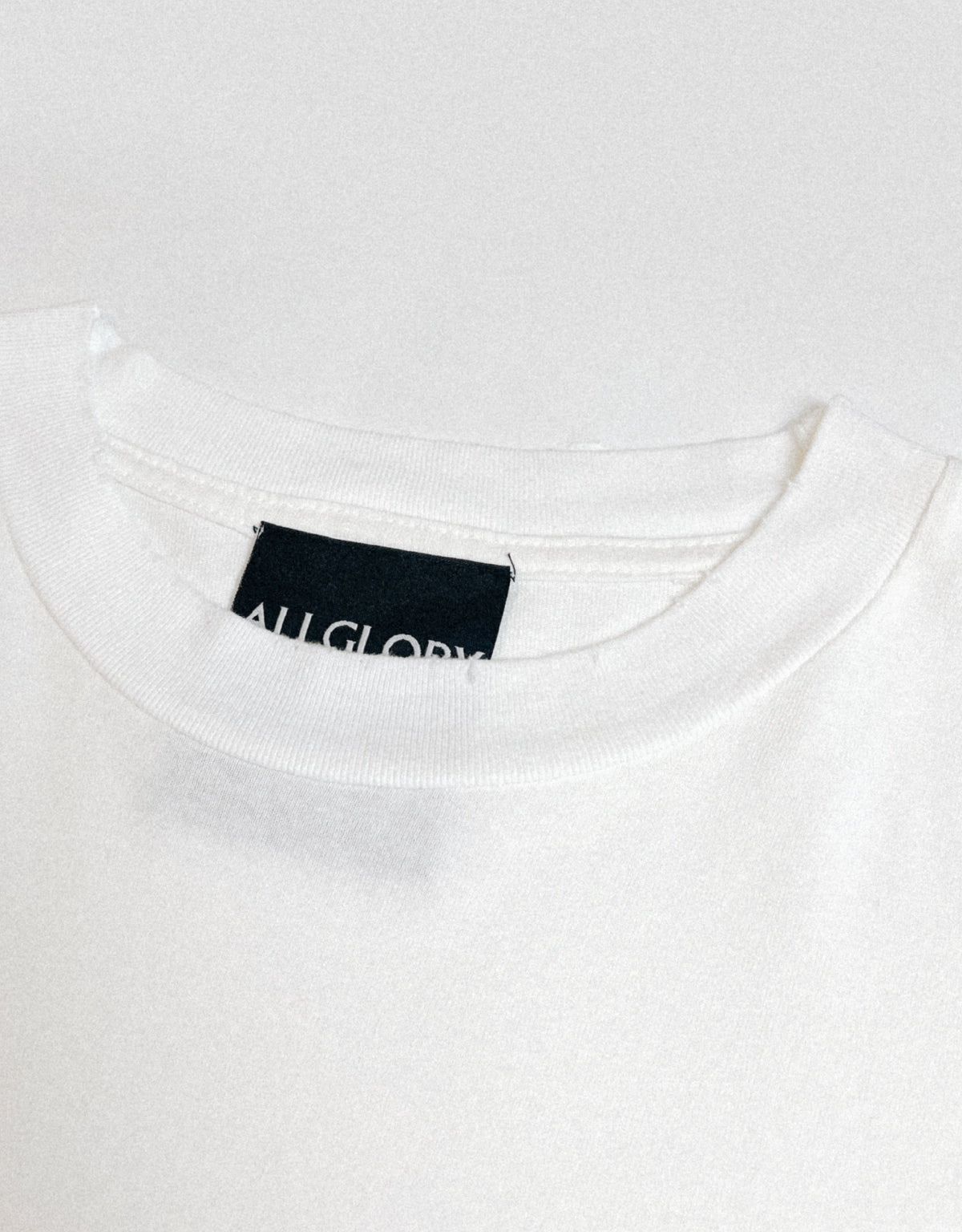 BLANK Camiseta ALLGLORY Off-White Destroyed DETALHE 1