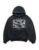 UK TOUR 1980 Moletom ALLGLORY Hoodie Vintage Relic Black FRENTE