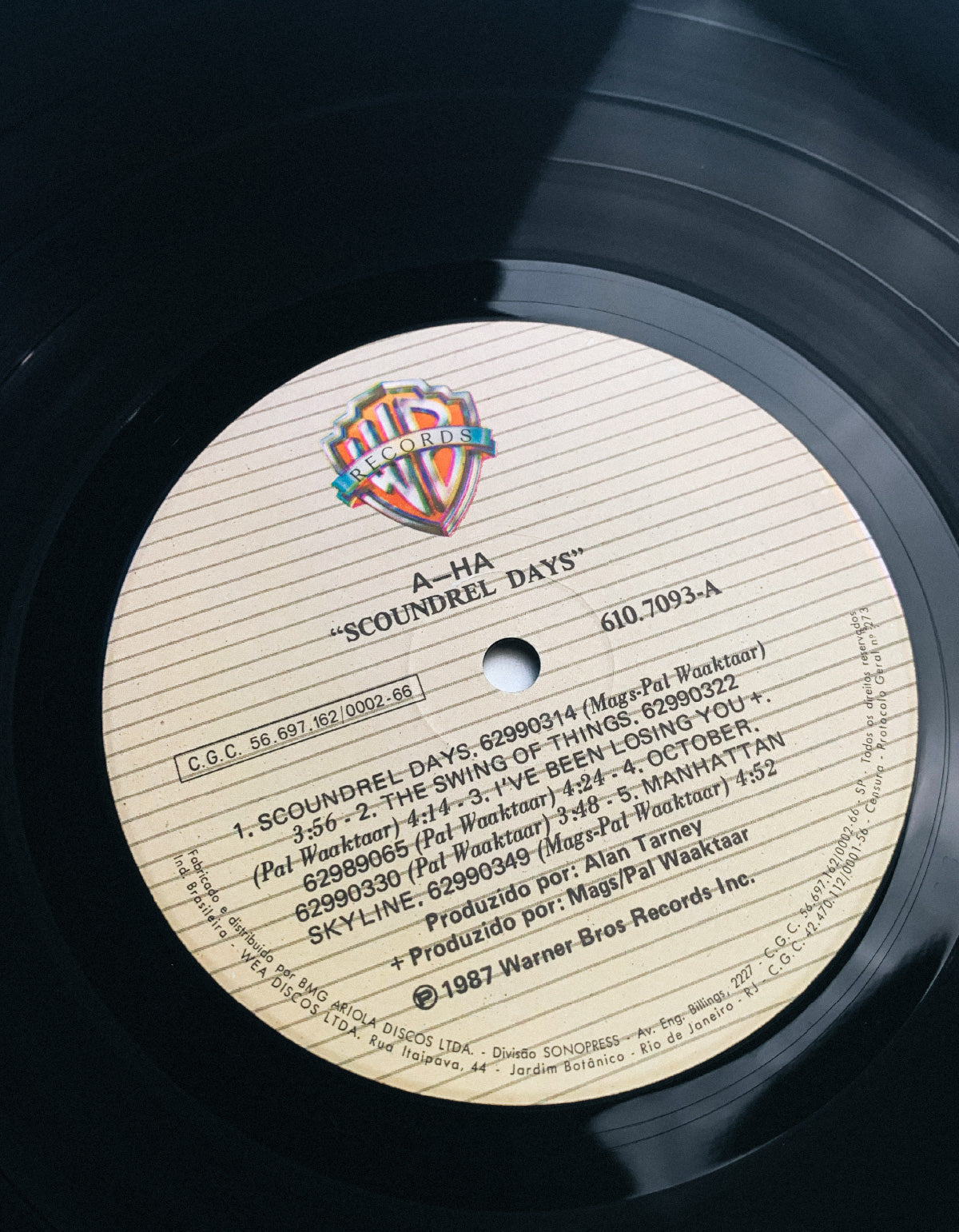 LP a-ha — Scoundrel Days (1987) – ALLGLORY
