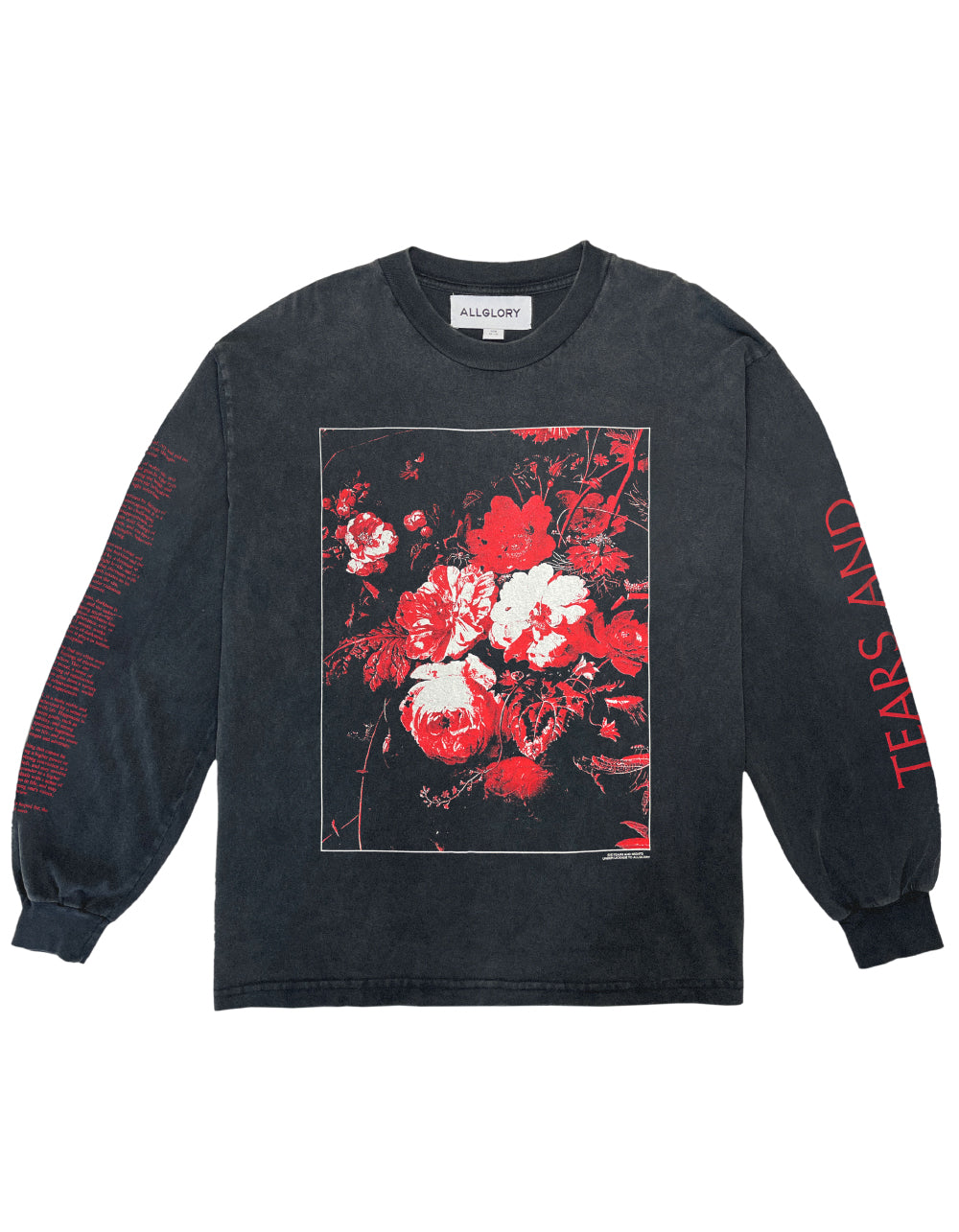 Tears and Nights Camiseta ALLGLORY Sun Black FRENTE